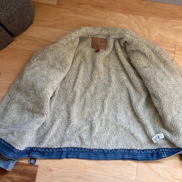 Lucky Brand, Sherpa Lined Denim Jacket - Picture 3 of 3